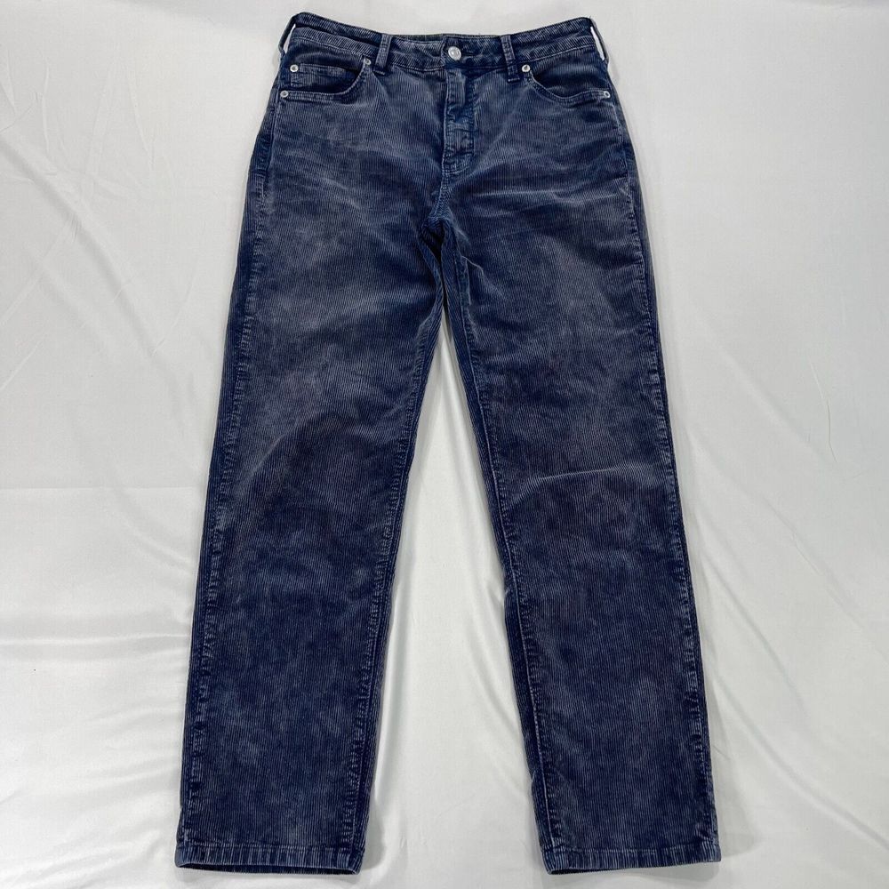 Pilcro The Vintage Straight Womens 26 Corduroy Pants Crop Stretch Anthropologie